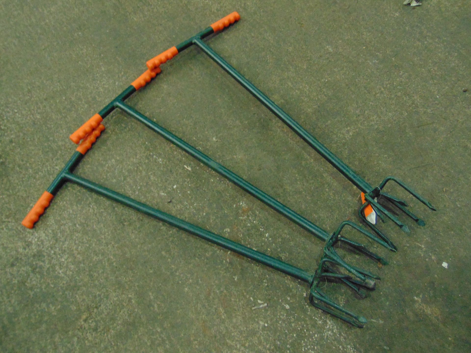 3 x Multi Prong Cultivators Unissued as shown