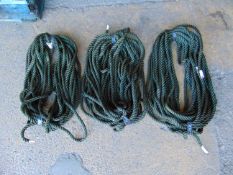 3 x Naval Mooring Ropes