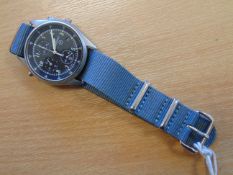 NICE CONDITION SEIKO GEN 2 (WITH DATE) RAF ISSUE PILOTS CHRONO NATO MARKS DATE 1996 -TORNADO FORCE