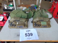 2 x Racal PTC 414 Combat Phones with Cases as shown
