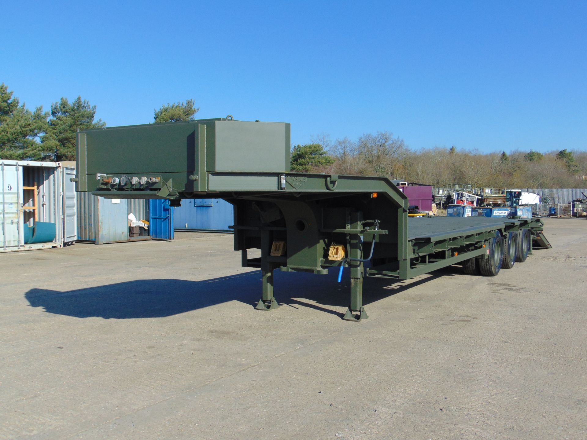 EX RESERVE Broshuis E-2130 Tri Axle Stepframe 43 Ton Trailer - Image 3 of 59