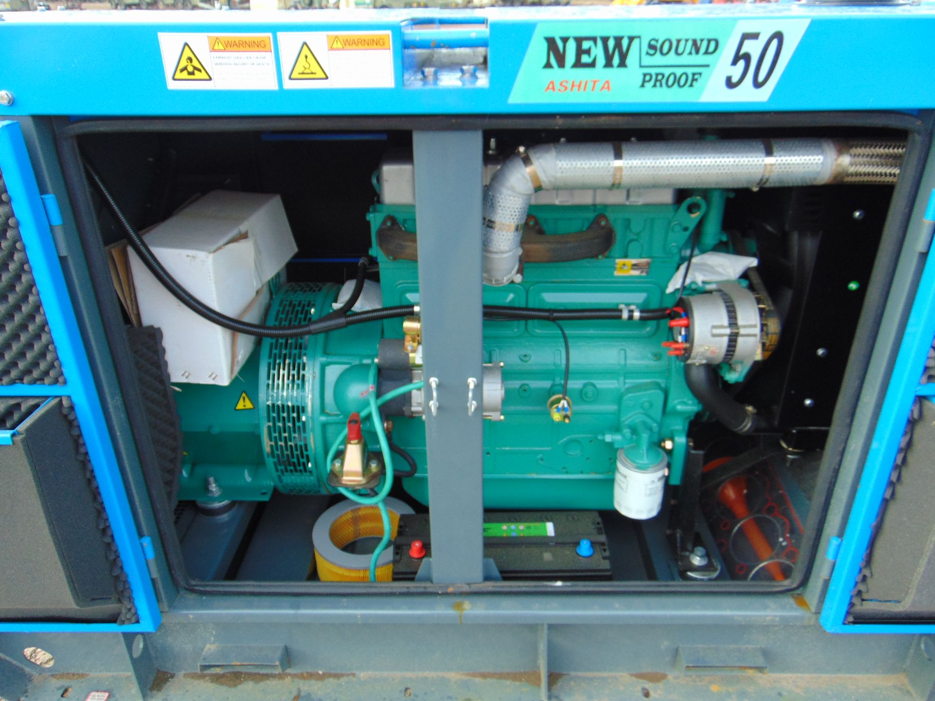 2021 UNISSUED 50 KVA 3 Phase Silent Diesel Generator Set - Image 13 of 18