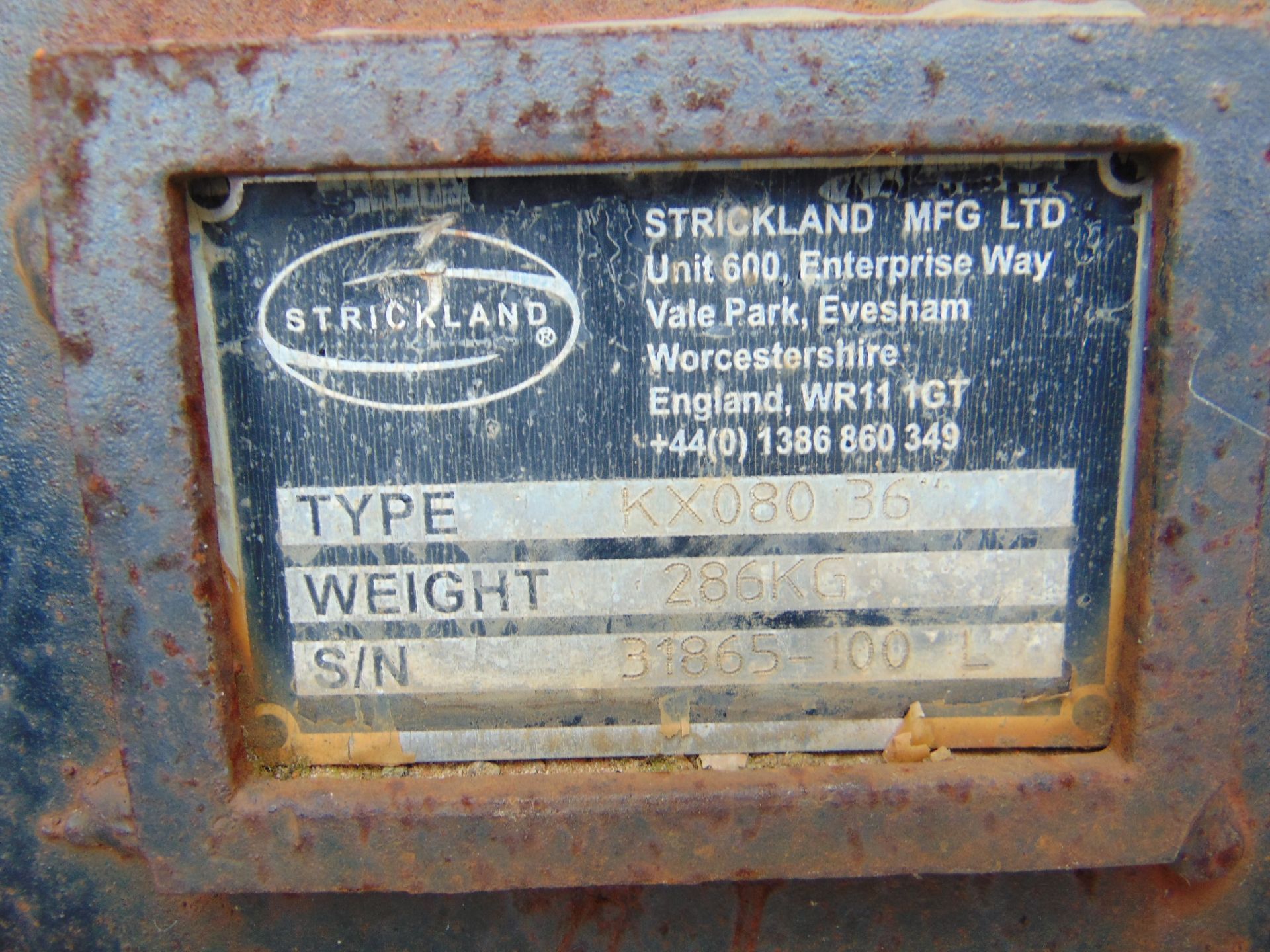 Strickland 34" Heavy Duty Digging Bucket 60mm Pin - Image 5 of 6