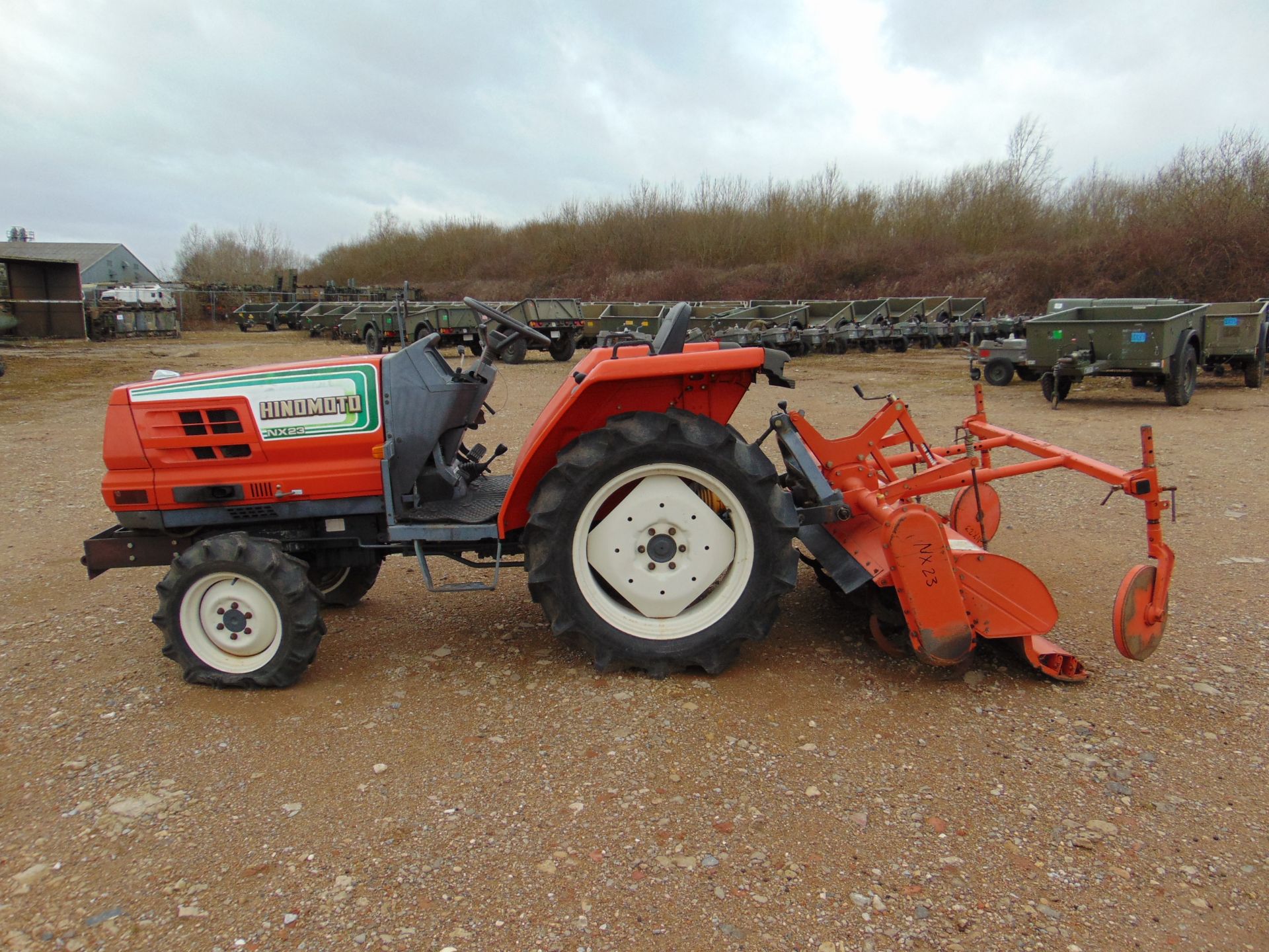 Hinomoto NX23 4x4 Diesel Compact Tractor c/w Rotavator 991 Hours only! - Image 4 of 19