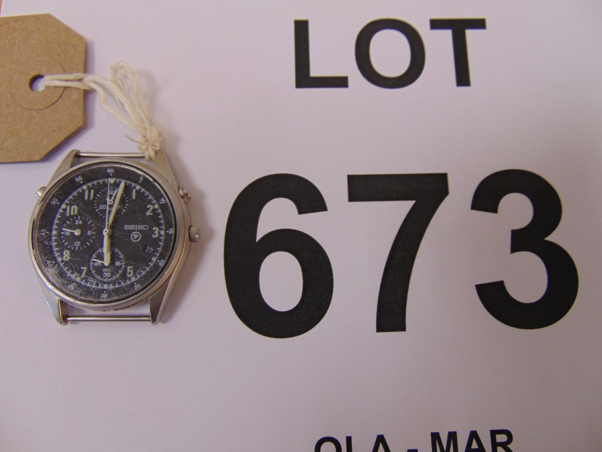 Seiko RAF Pilots Chrono Gen 2 Nato Marks Date 1996 - Image 4 of 4