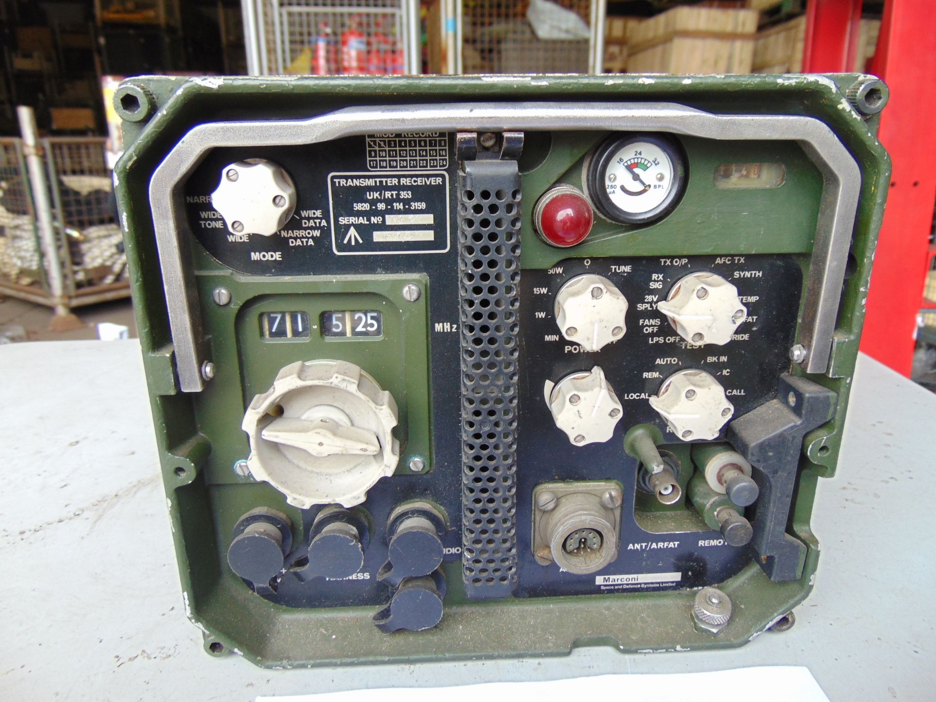 Very Nice RT 353 VHF Land Rover Clansman Transmitter Receiver as shown - Image 8 of 8