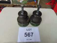 2 x Land Rover Antenna Base as shown