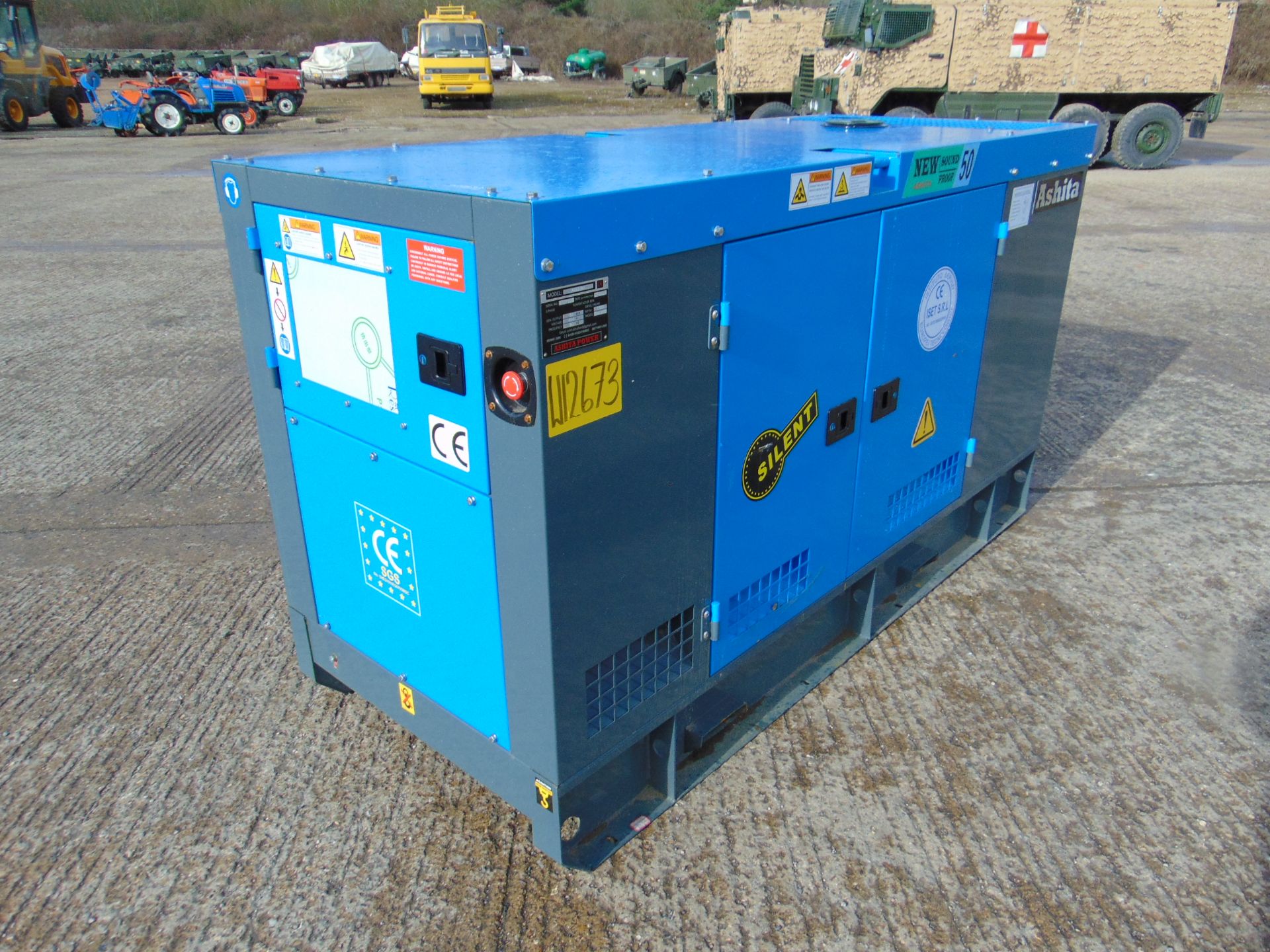 2021 UNISSUED 50 KVA 3 Phase Silent Diesel Generator Set - Image 5 of 18