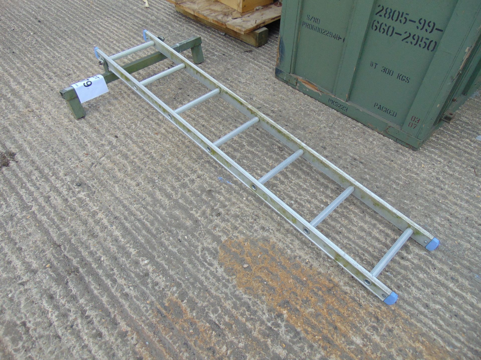 Aluminium 5ft 6ins Roof Access Ladder as shown - Image 2 of 3