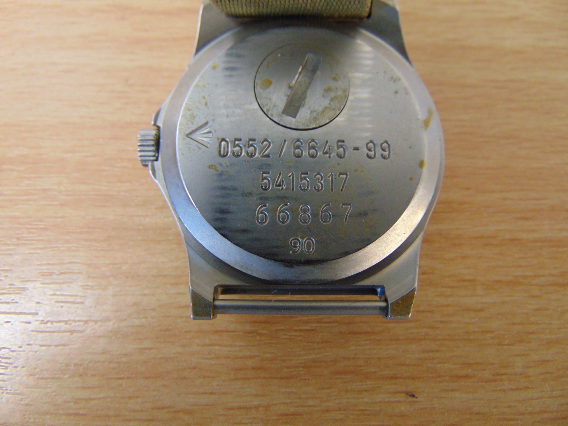 V Nice CWC 0552 Royal Navy / Marines Service Watch Nato Marks, Date 1990 * GULF WAR * - Image 3 of 4