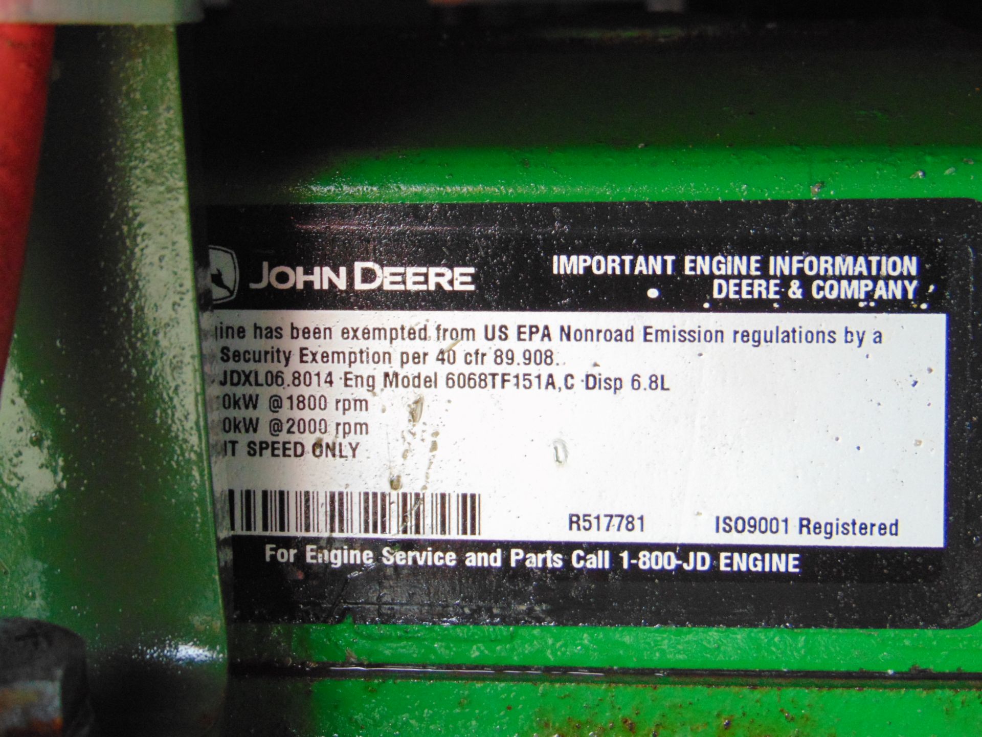 MEP-806B John Deere Diesel Powered 3 phase 75KVA 60KW-50/60HZ Generator ONLY 7 HOURS! - Image 16 of 22