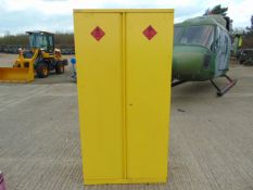 Bisley Two Door Hazardous Substance Storage Cabinet 3 Galvanised Shelves