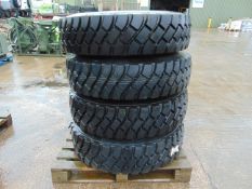 Qty 4 x Goodyear 12.00R20 G388 Unisteel tyres, unused still with bobbles