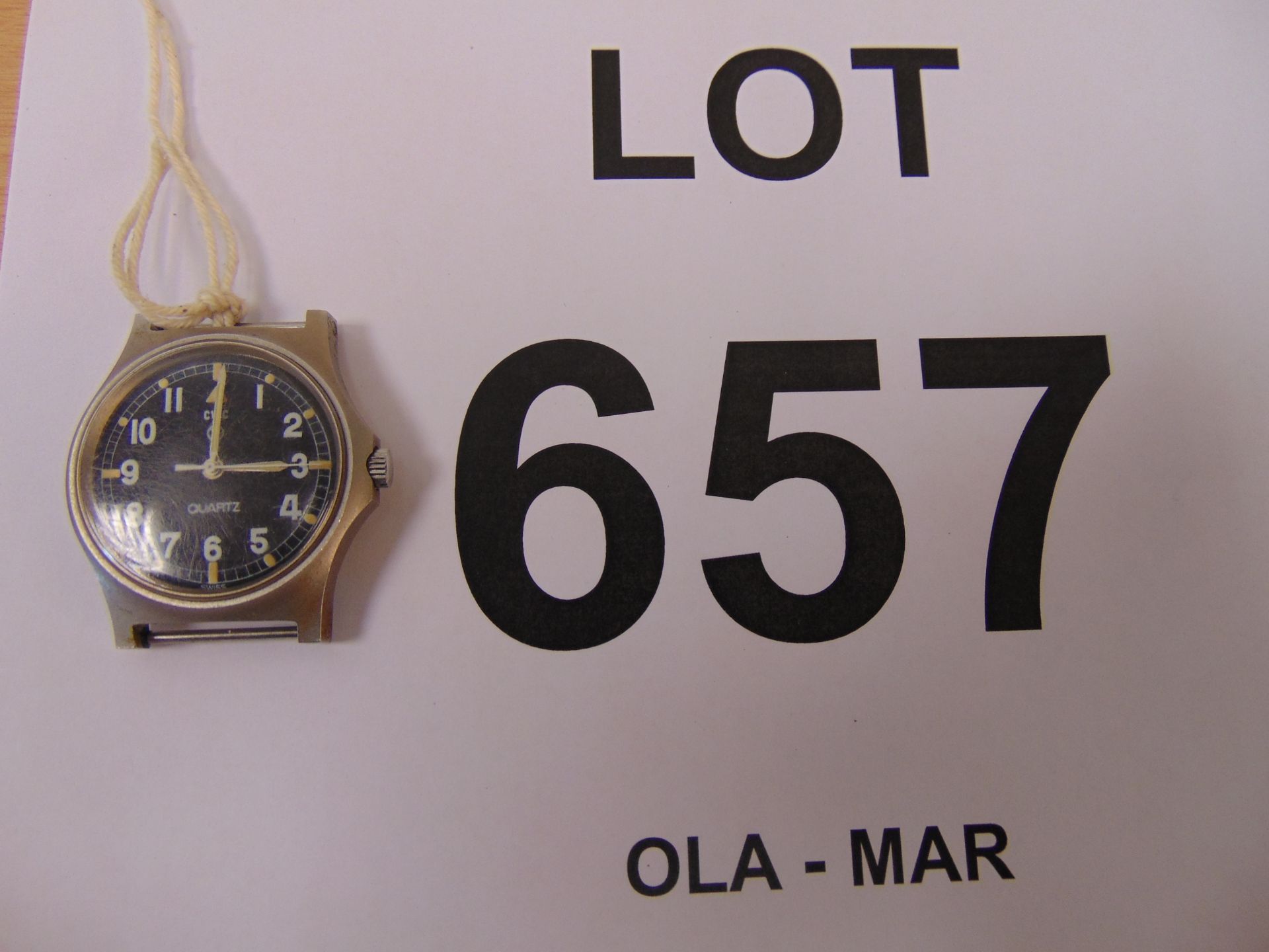 V Rare CWC British Army Service Watch FAT BOY Nato Marks, Date 1980, * FALKLANDS WAR * - Image 4 of 4