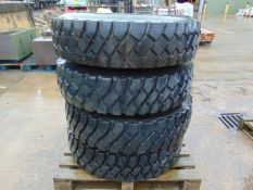 Qty 4 x Goodyear 12.00R20 G388 Unisteel tyres, unused still with bobbles