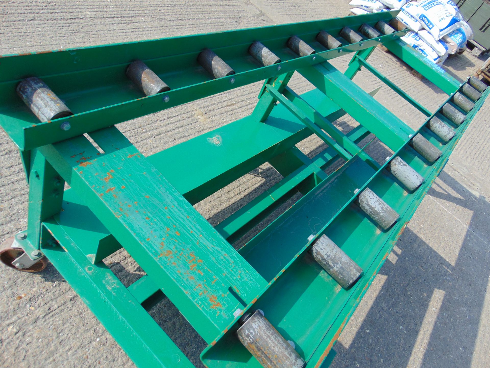 Mobile Twin Roller Conveyor Bench - Image 2 of 6