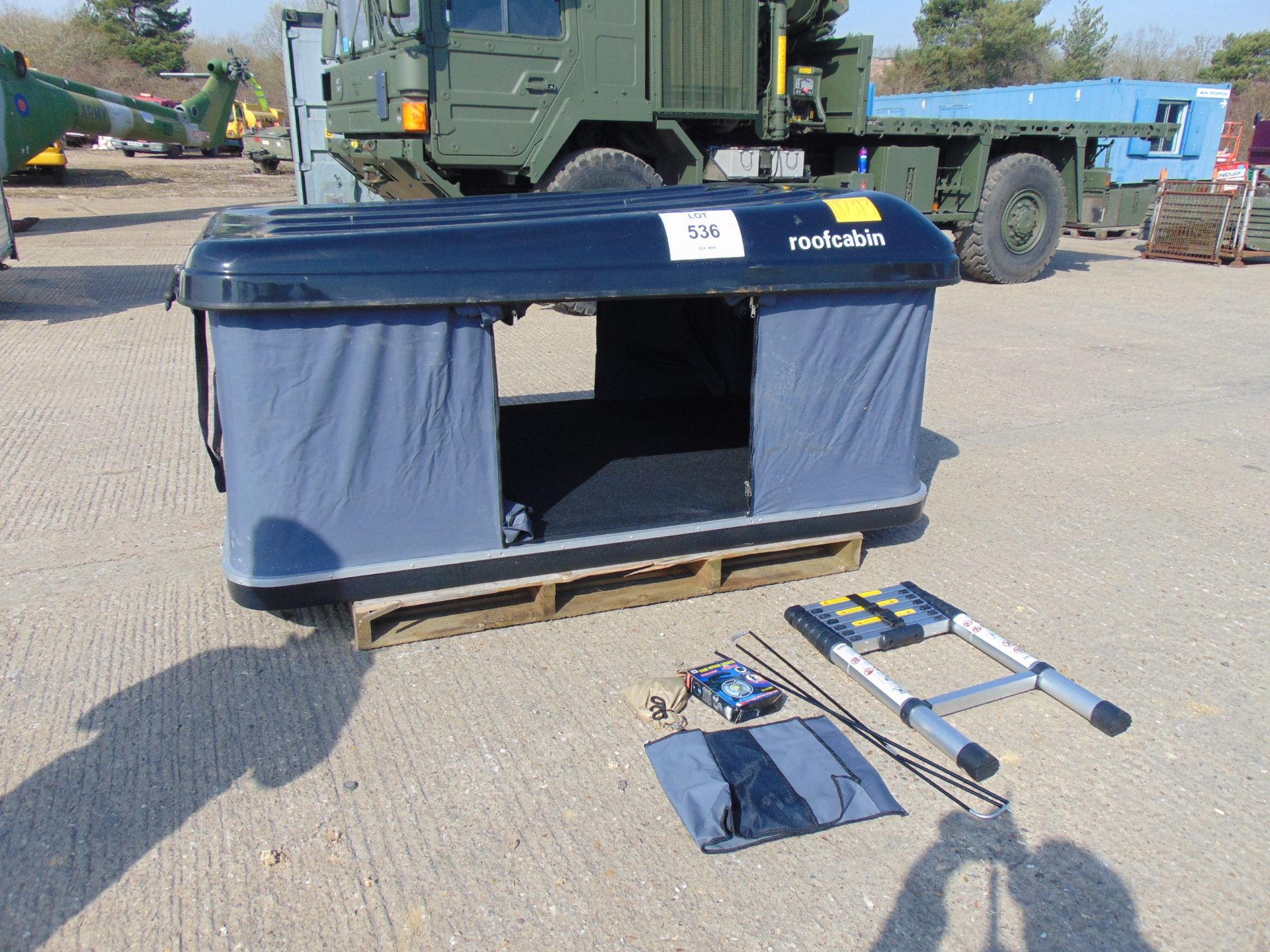 Stream Line Roof Tent c/w Accessories as shown - Image 2 of 14