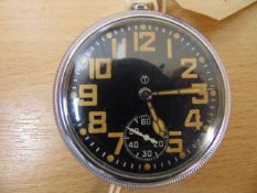 Rare Waltham 0552 Royal Navy Nato Marks Pocket Watch, Mechanical