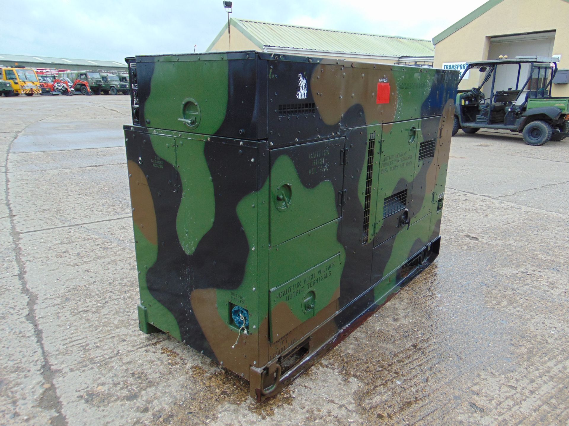 MEP-806B John Deere Diesel Powered 3 phase 75KVA 60KW-50/60HZ Generator ONLY 7 HOURS! - Image 2 of 22