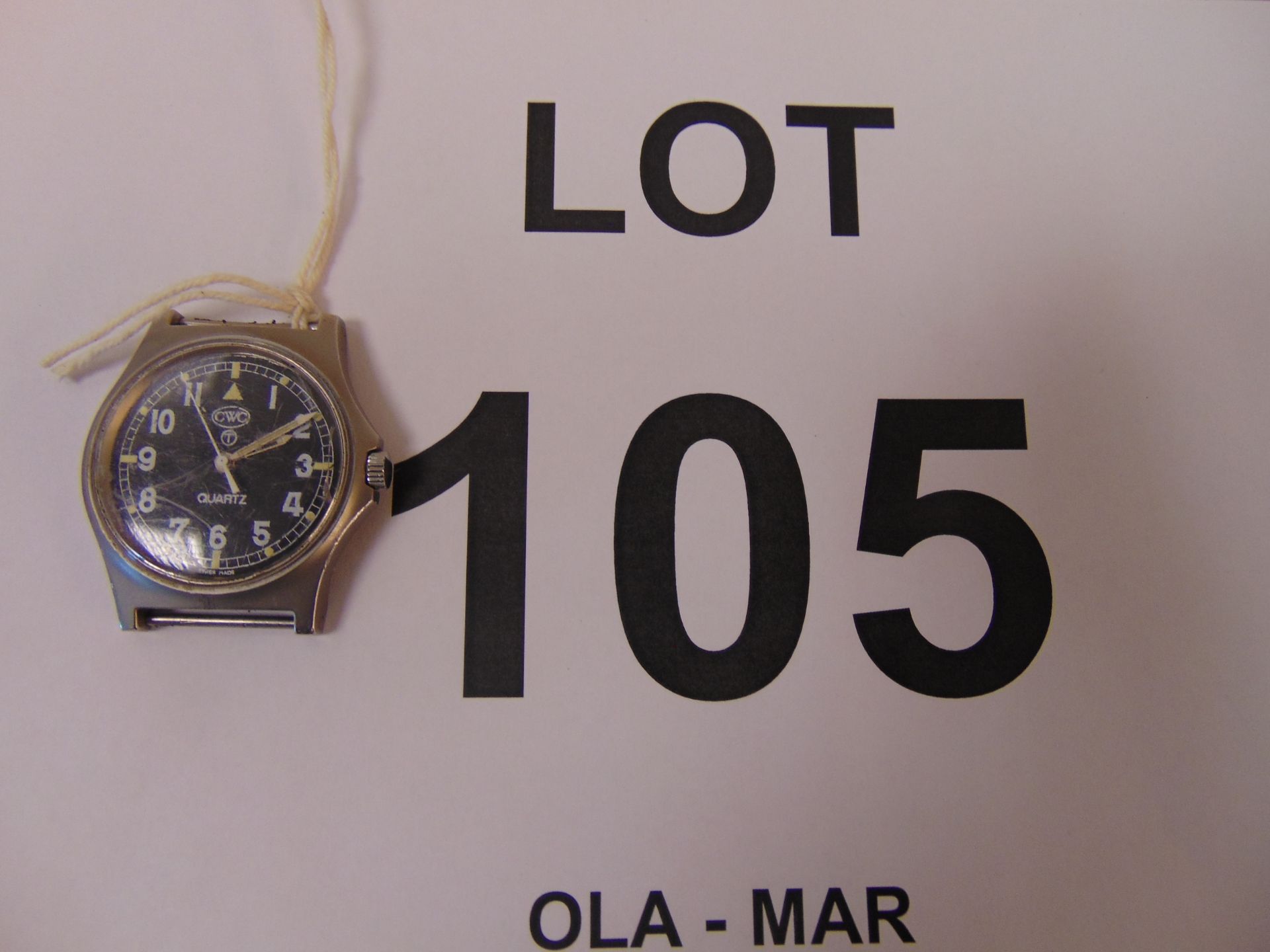 CWC W10 British Army Service Watch Nato Marks Date 1997 - Image 3 of 3