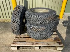 Michelin 235/85R16 XZL tyres (unused) on Wolf HD rims x 4