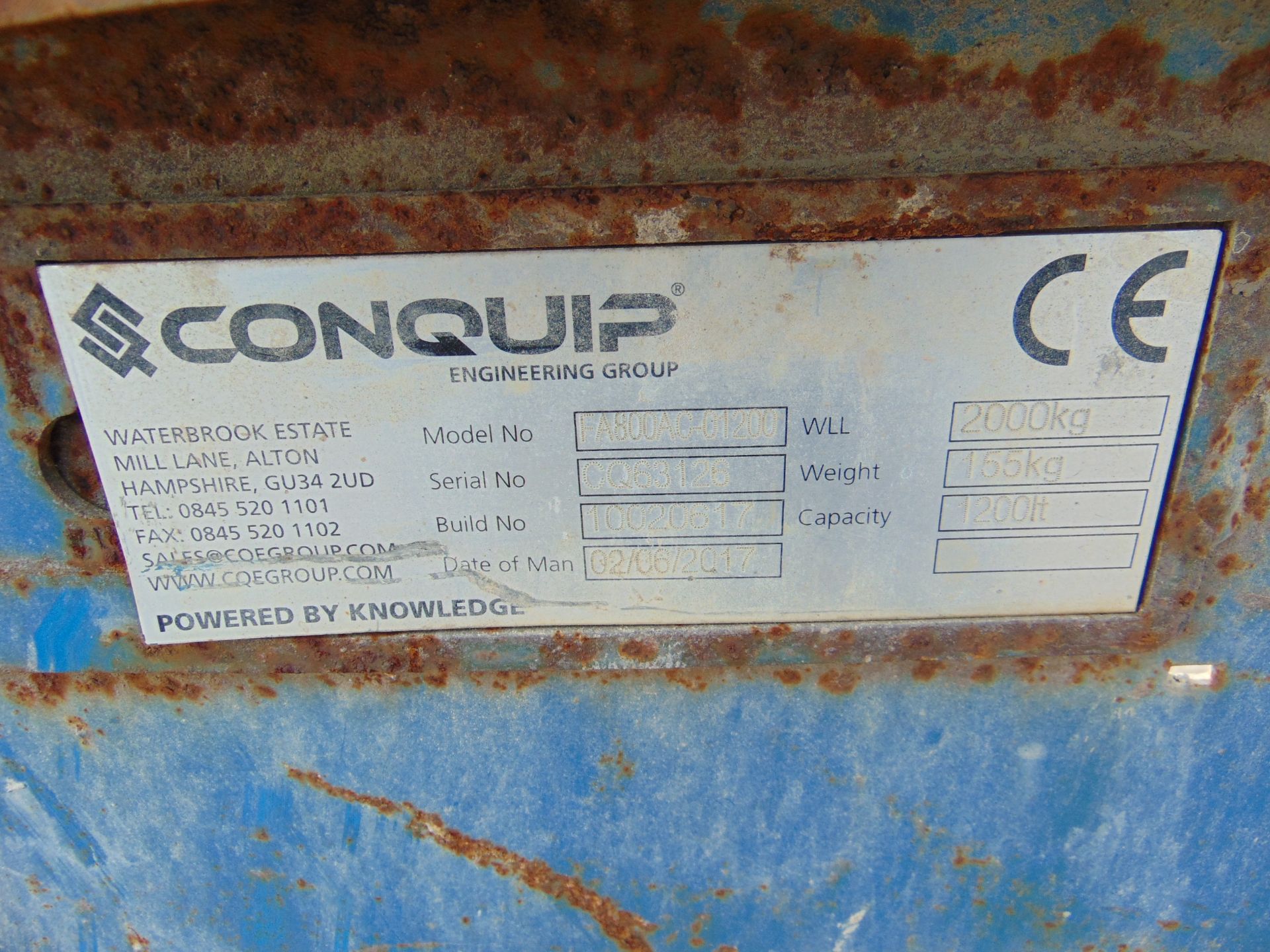 Conquip Forklift / Telehandler Tipping Skip - Image 4 of 4