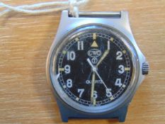 CWC W10 BRITISH ARMY ISSUE SERVICE WATCH NATO MARKS DATE 1998