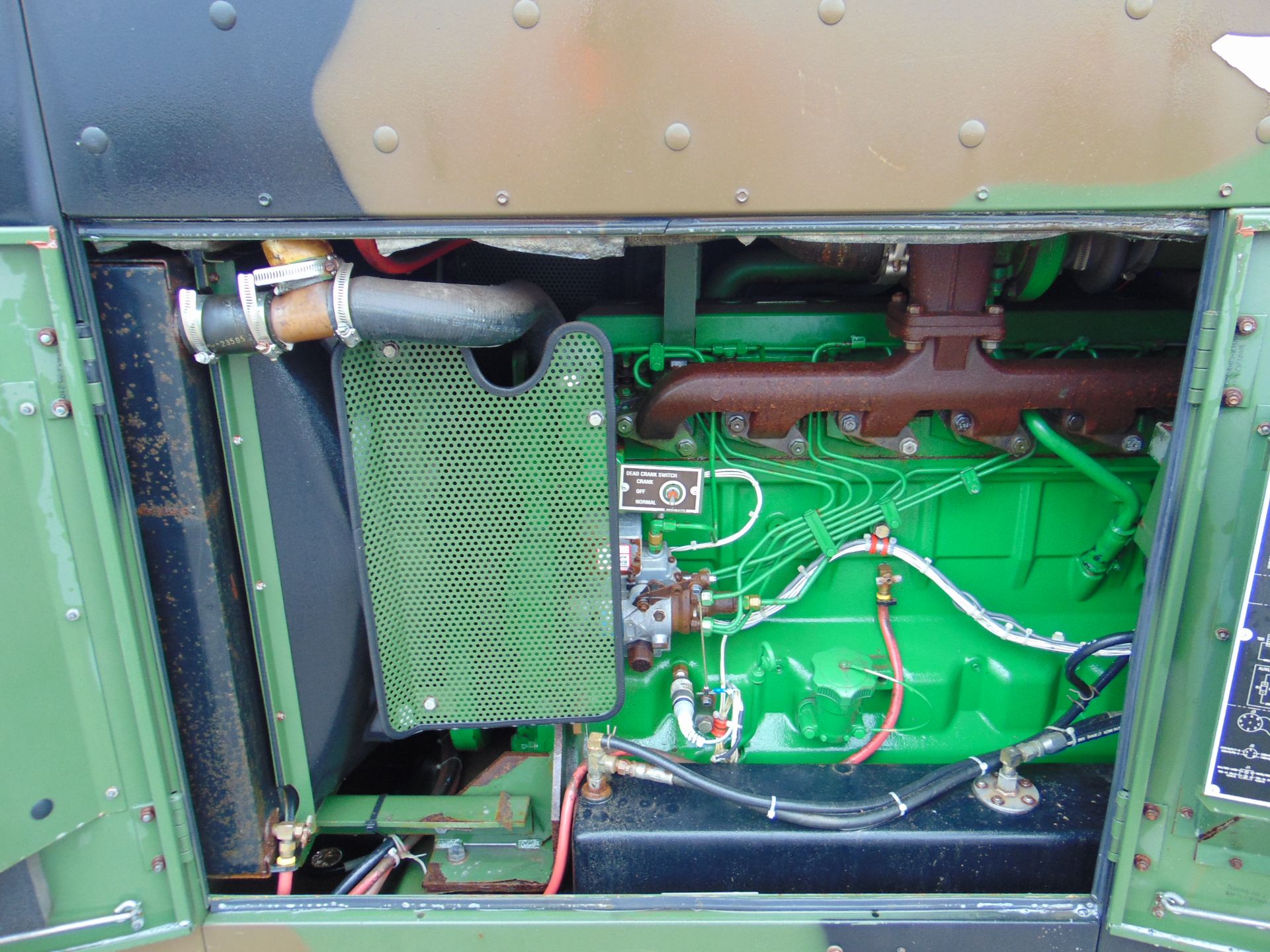 MEP-806B John Deere Diesel Powered 3 phase 75KVA 60KW-50/60HZ Generator ONLY 7 HOURS! - Image 12 of 22