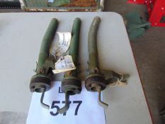 3 x Unissued Jerry Can Spouts