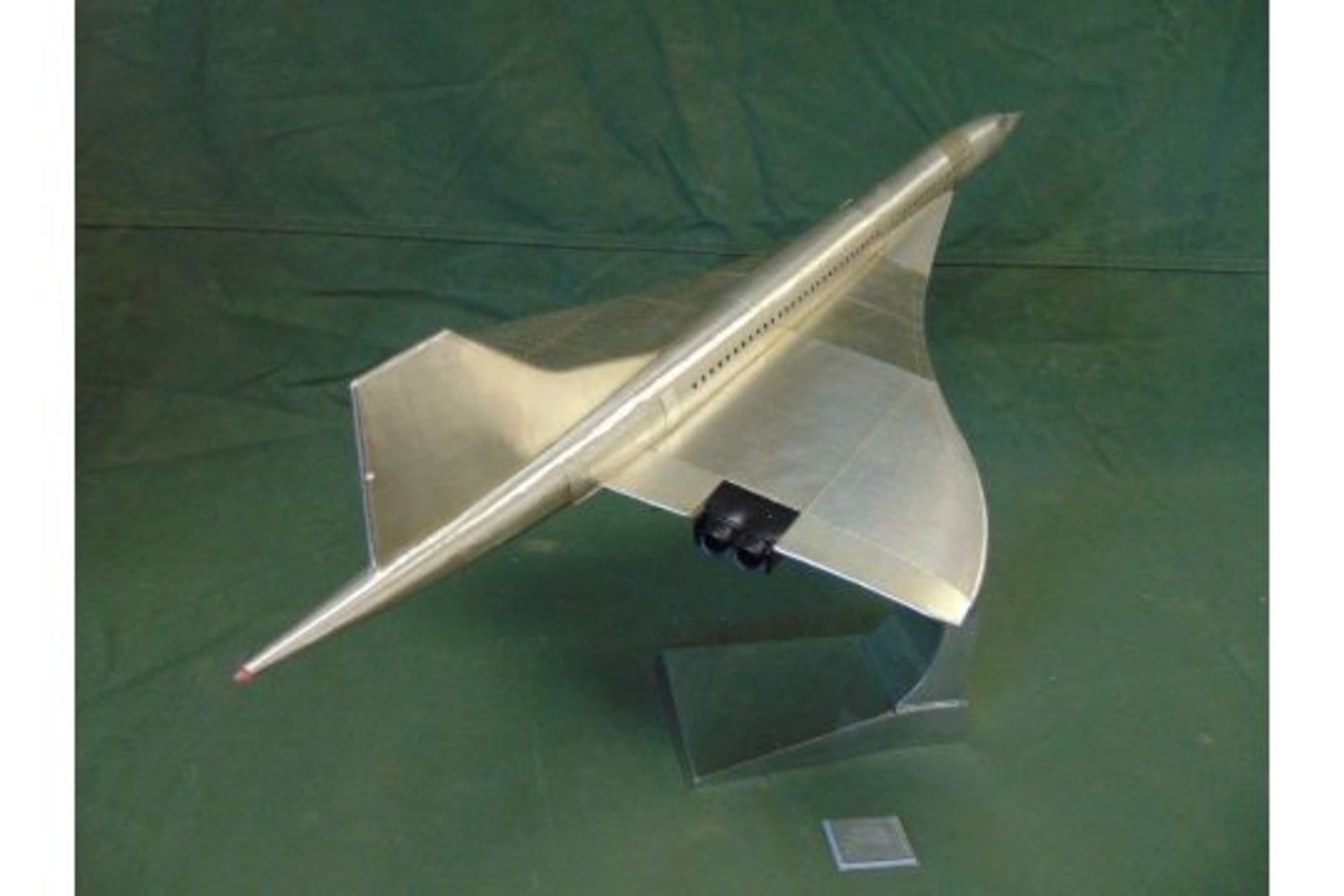 NEW JUST LANDED Large Aluminium Concorde Model - Image 3 of 14