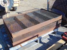 3x Steel Spill Pallet For 2 x 205Ltr Drums