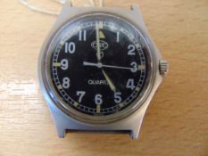 Rare 0552 CWC Service Watch Royal Marines / Navy, Issue Nato Marks, Date 1985