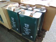 4x Unissued 5L Drums of OX-27 Synthetic Aviation Turbine Engine Oil