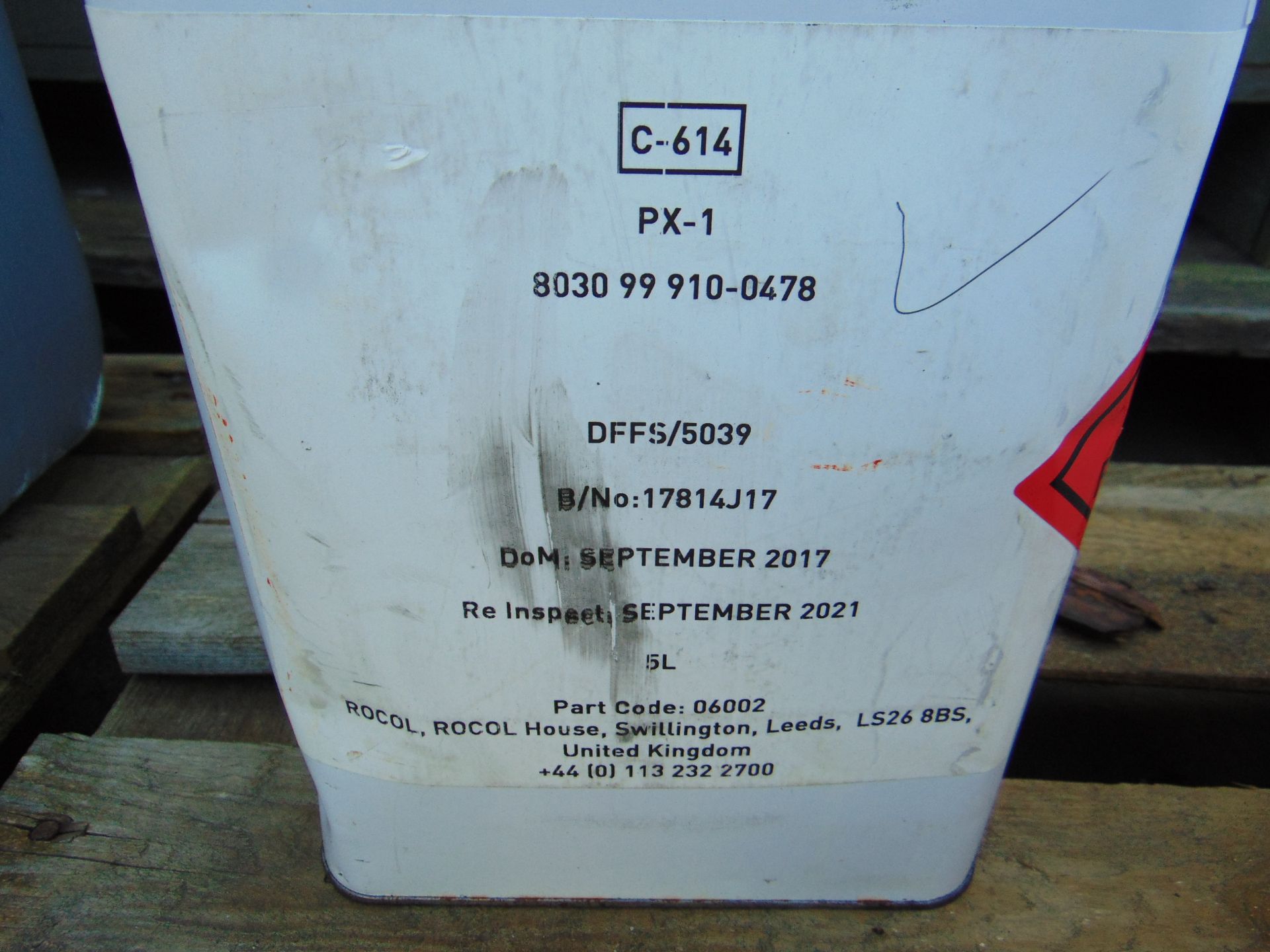 1x 5 litre Drum of PX-1 Preservatives, Corrosion Preventitive - Image 2 of 2