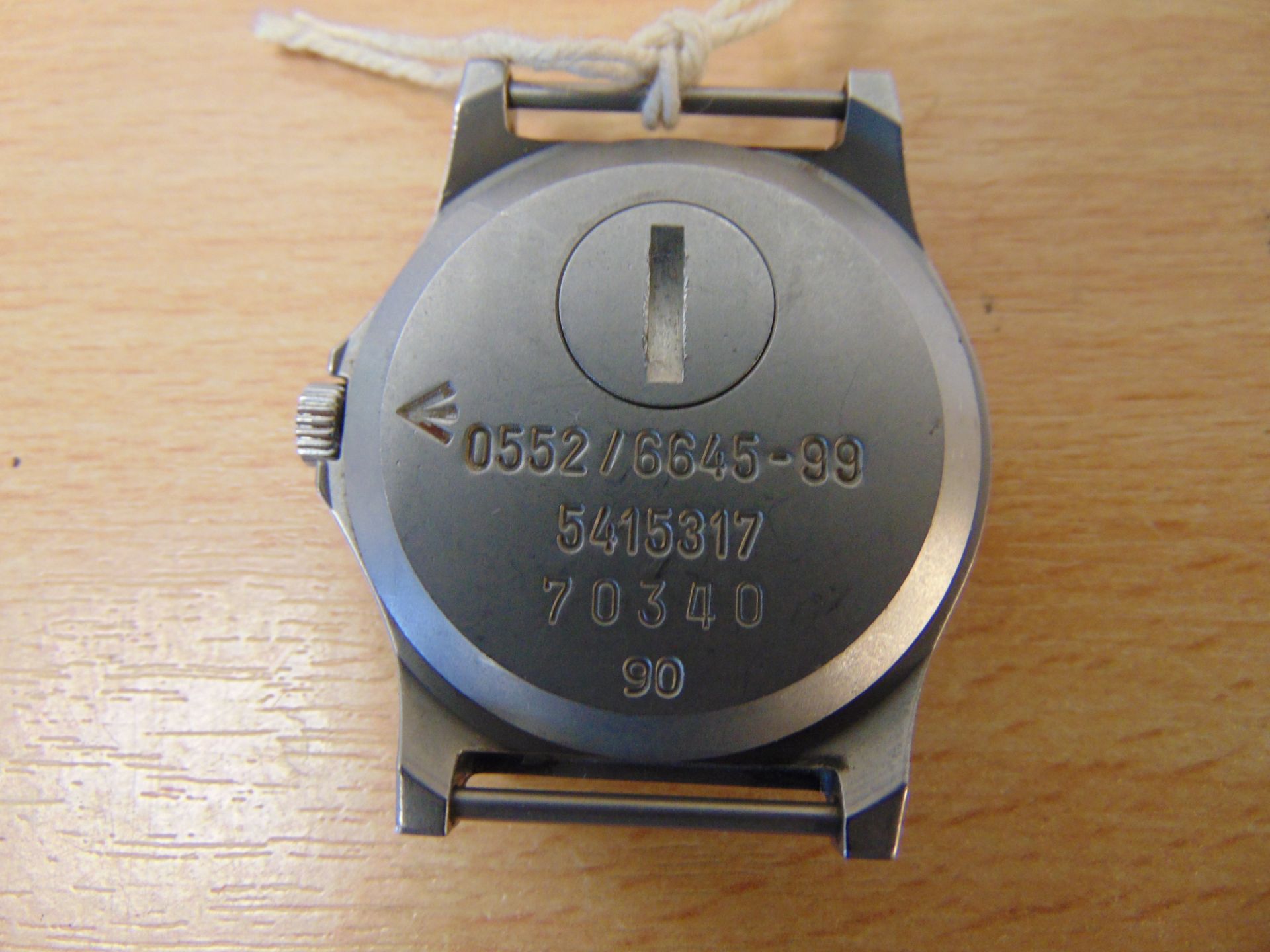 Rare 0552 CWC Service Watch Royal Marines/Navy Issue Nato Marks, Date 1990, * GULF WAR * - Image 3 of 4