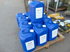 13x Unissued 25 Litre AL-20 Antifreeze