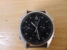 V.Rare Seiko Gen 1 RAF Pilots Chrono Harrier Force Issue, Nato Marks, Dated 1990 - GULF WAR