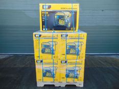 5 x UNISSUED Caterpillar RP2500 Industrial Petrol Generator Sets