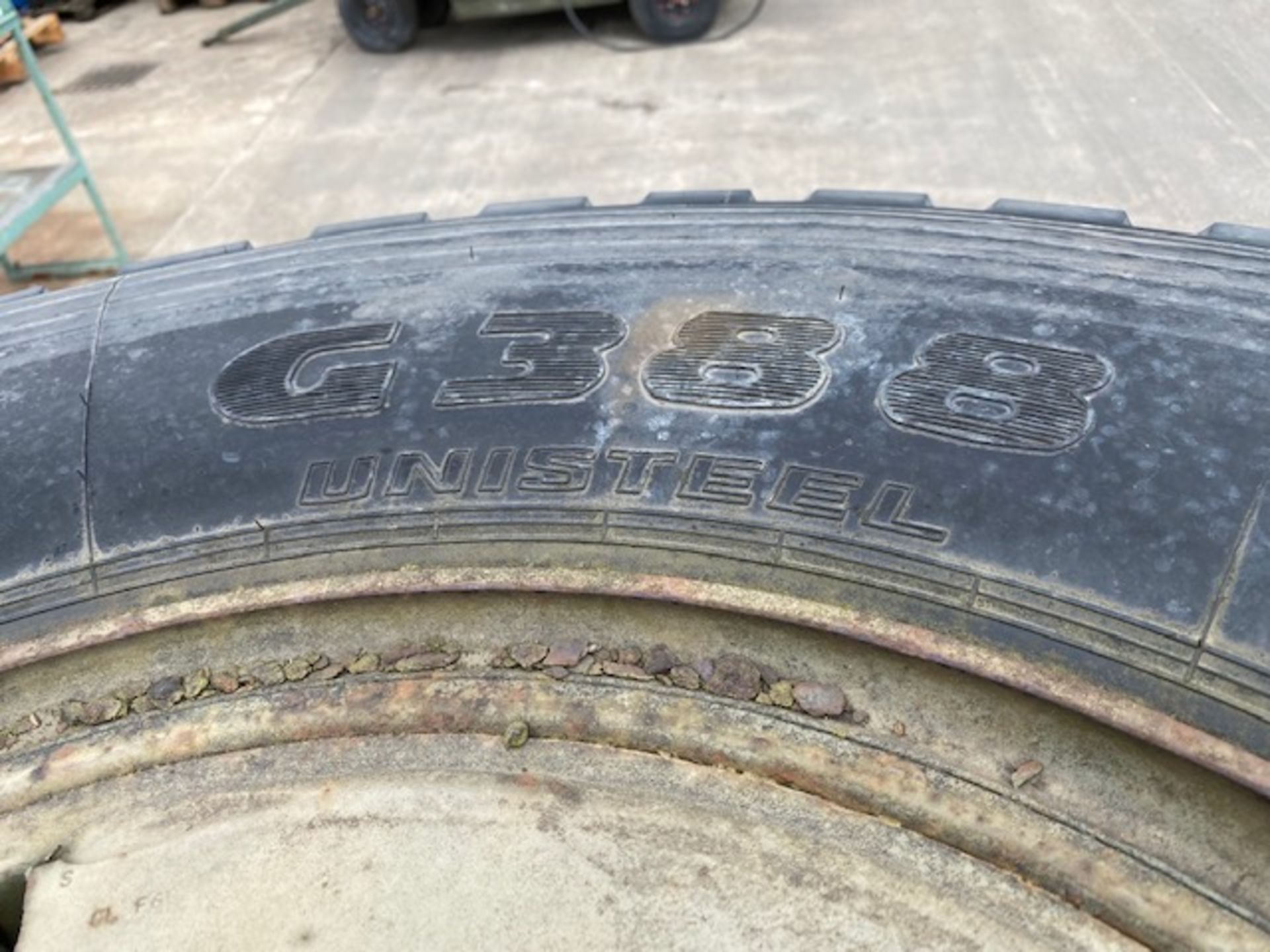 Qty 4 x Goodyear 12.00R20 G388 Unisteel tyres, unused still with bobbles - Image 7 of 10