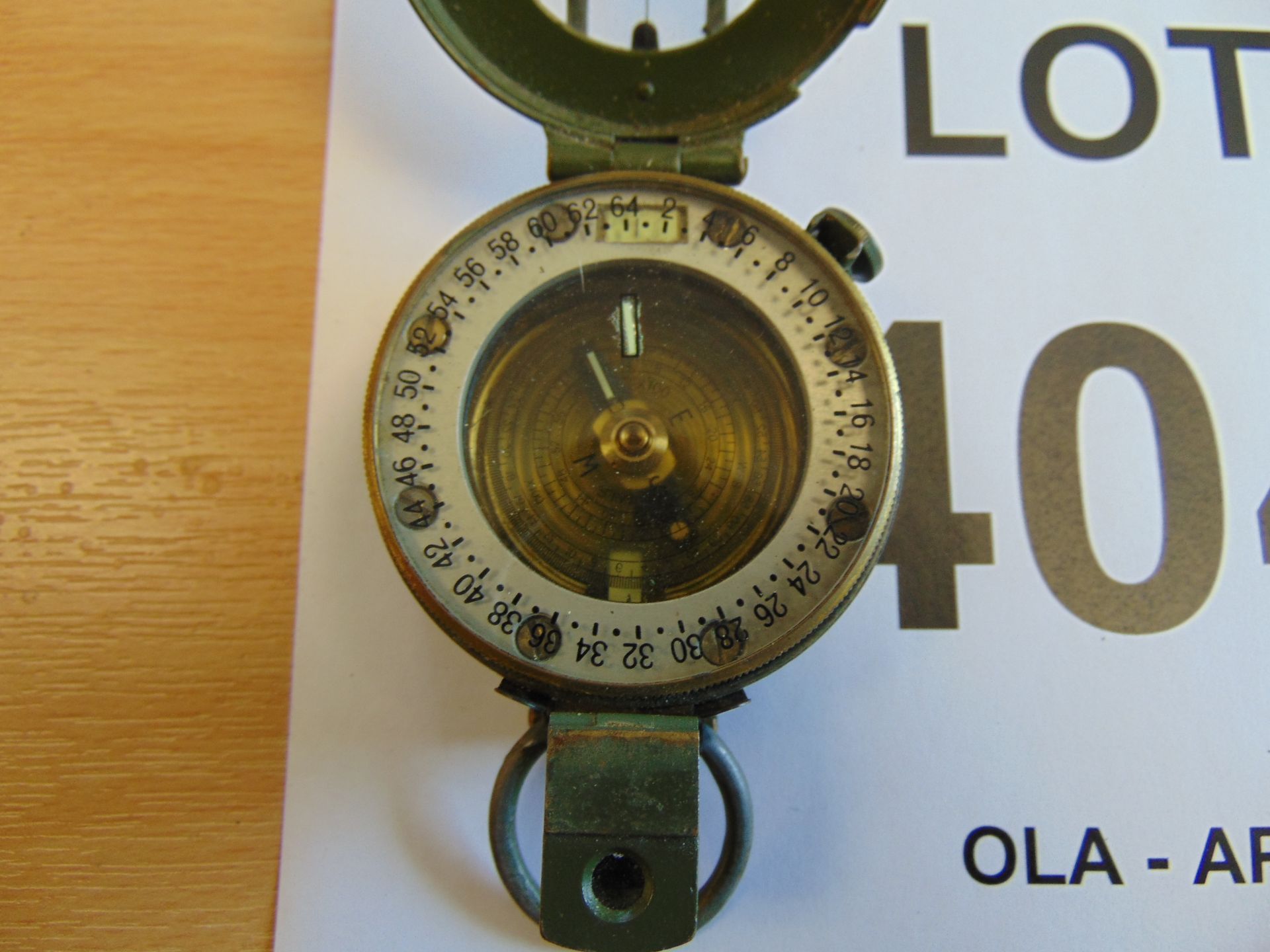 Stanley London British Army Issue Brass Compass in Mils Nato Marks. - Image 3 of 3