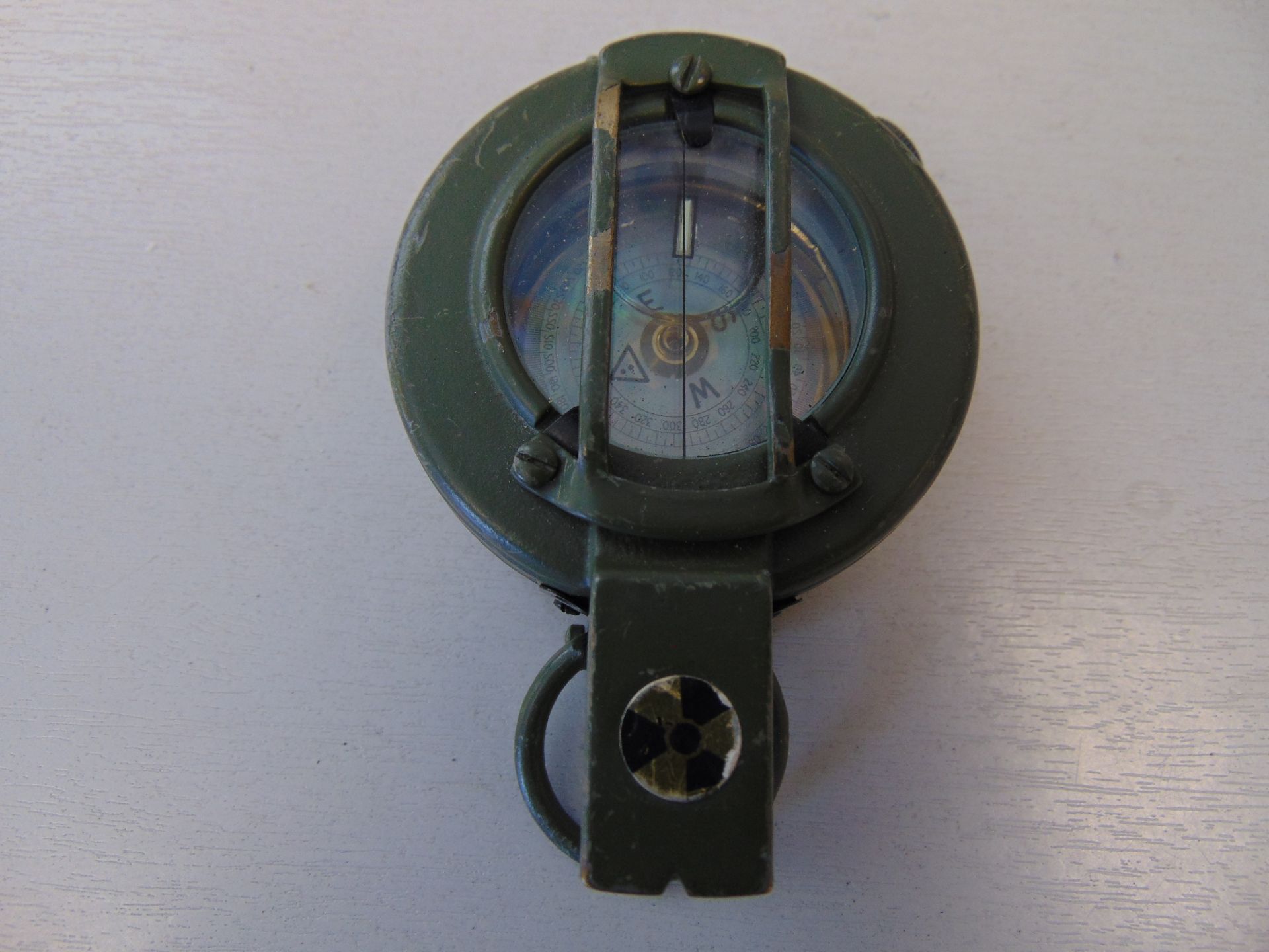 STANLEY LONDON BRITISH ARMY ISSUE BRASS COMPASS IN MILS NATO MARKS - Image 2 of 3