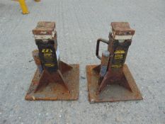 2x Heavy Duty 22 Ton Axle Stands
