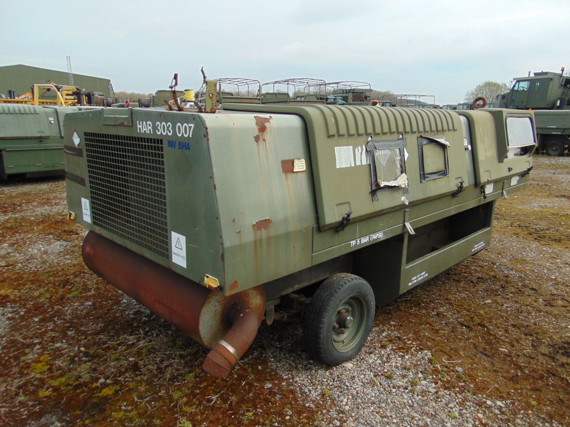 60 KVA plus 28 Vdc Diesel GPU Generator fitted Cummins 6 cly Diesel 3600 hrs From RAF - Image 5 of 17