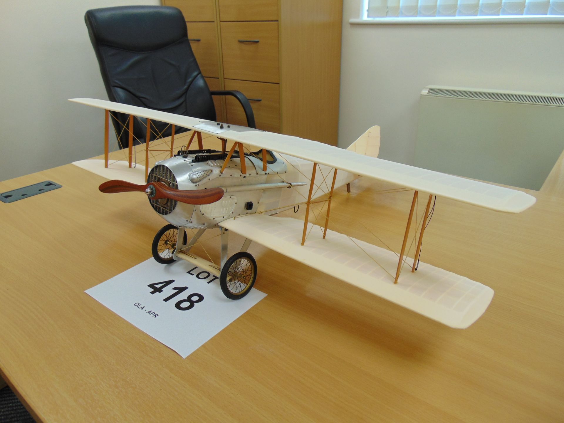 Amazing Scale Model of a SPAD WW 1 Fighter made by Authentic Models Highly Detailed - Image 9 of 9