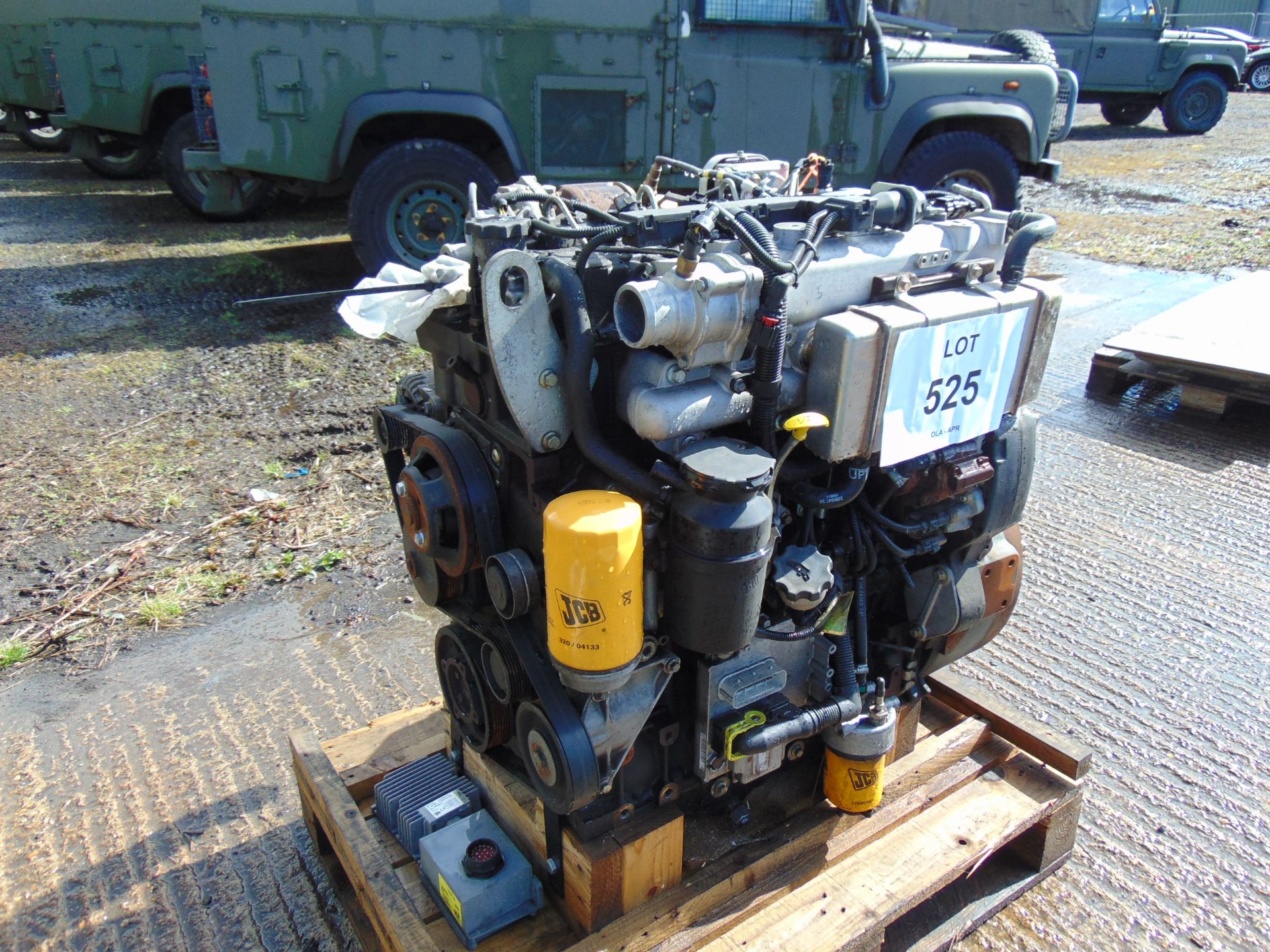 Perkins 4 Cylinder Turbo Diesel Engine for JCB as shown - Image 8 of 9