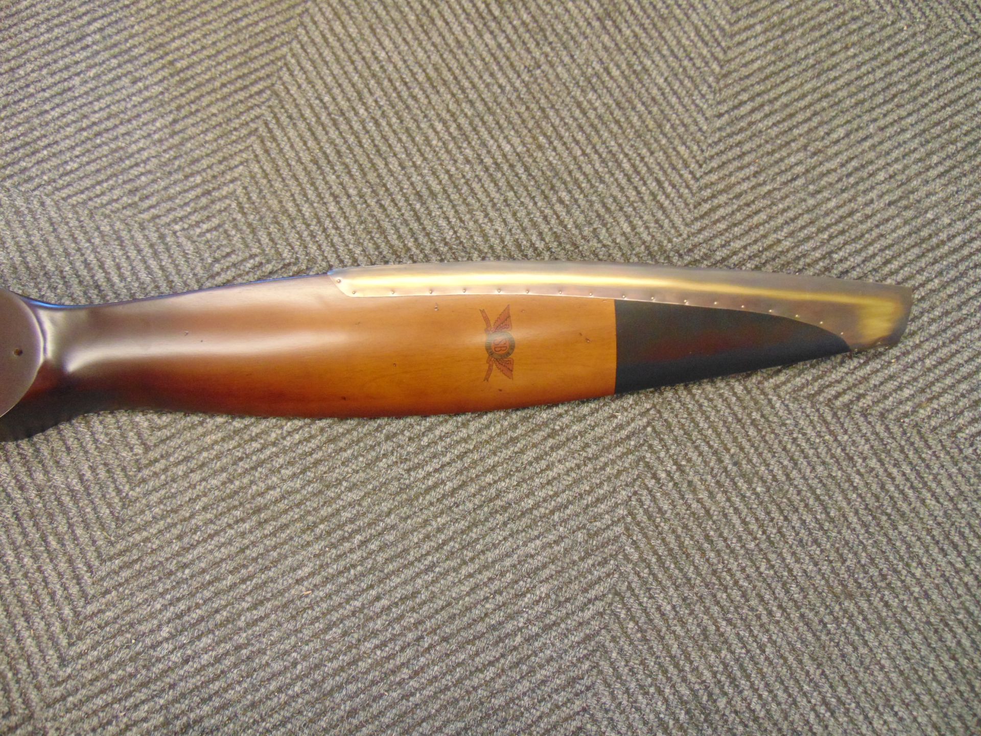 Large WW 1 Brass Edge Propeller - Image 2 of 5