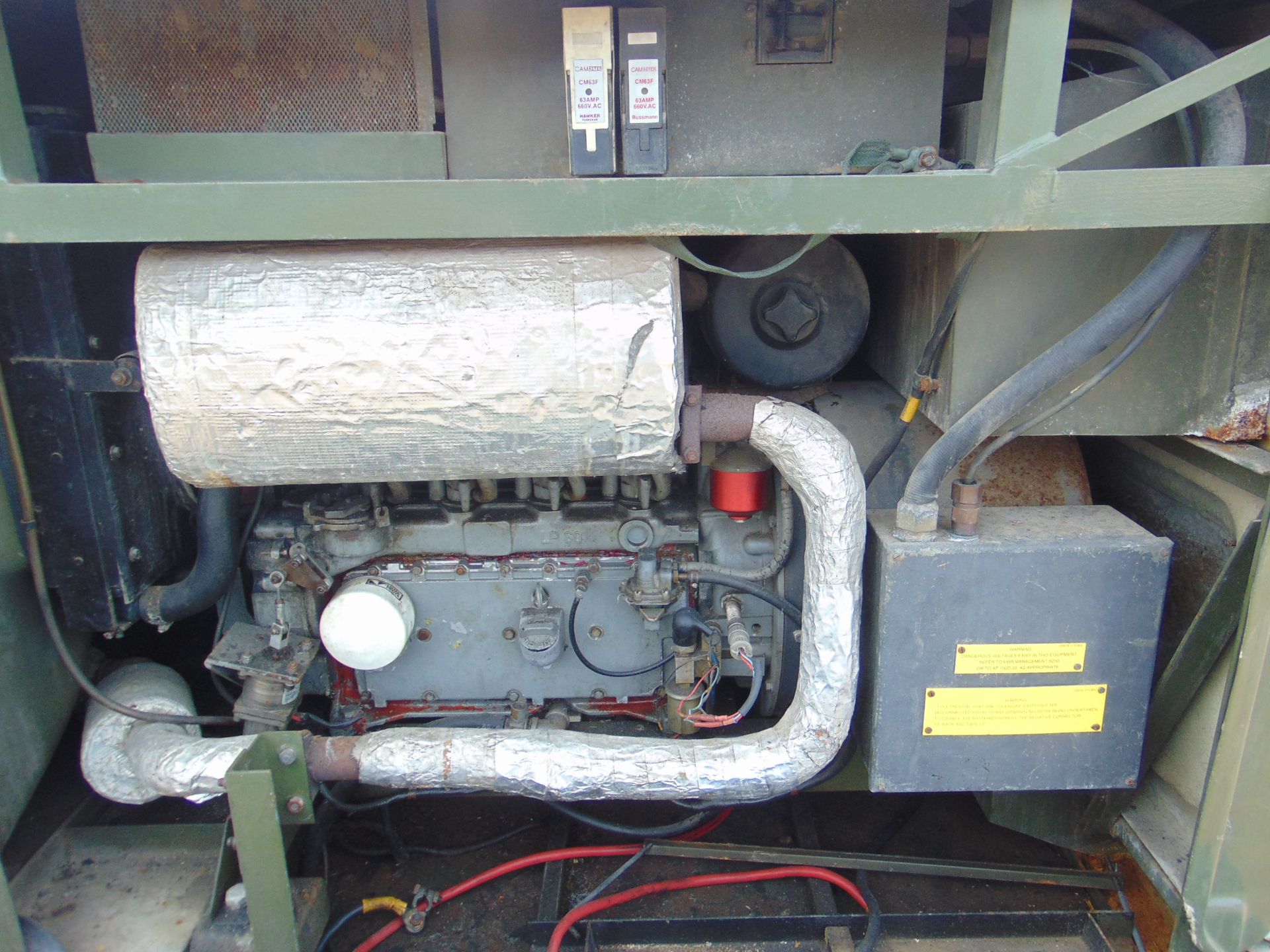 Ex Uk Royal Air Force Trailer Mounted 25 KVA Generator - Image 11 of 14