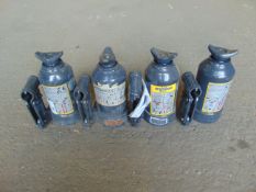 4 x Weber 3 Ton Hydraulic Jacks as shown