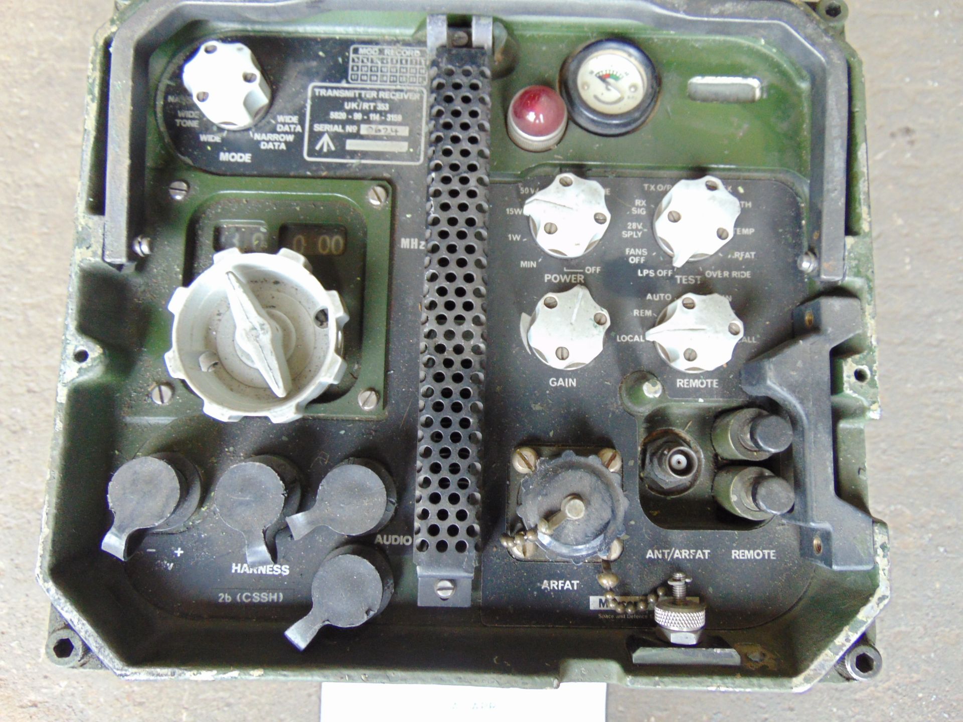 Clansman RT 353 VHF Transmitter Reciever for Vehicles etc - Image 4 of 4