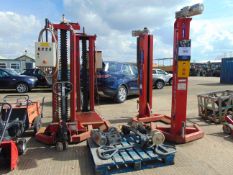 4 x Somers 7.1 Tonne HGV Vehicle Lifts as shown